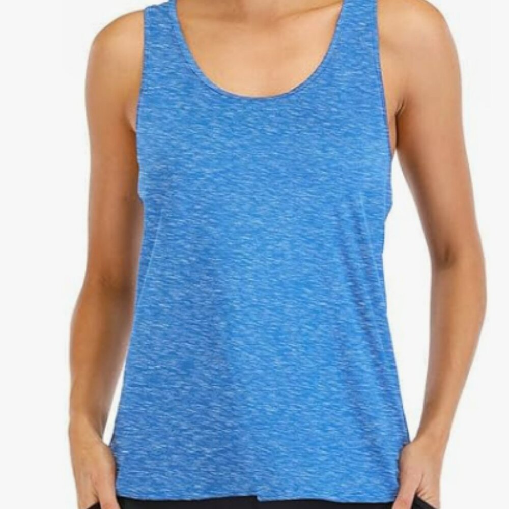Workout Tank Yoga Tops lose fit Backless Racerback Summer Gym Tops - Med…